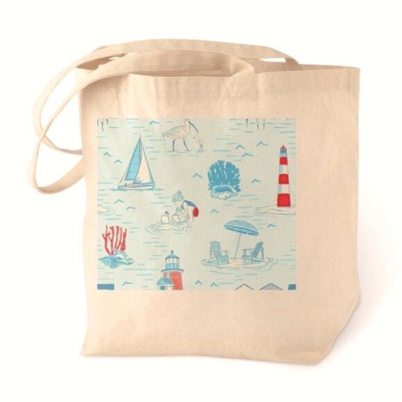 Nantucket Canvas Tote  - Picture 1 of 4